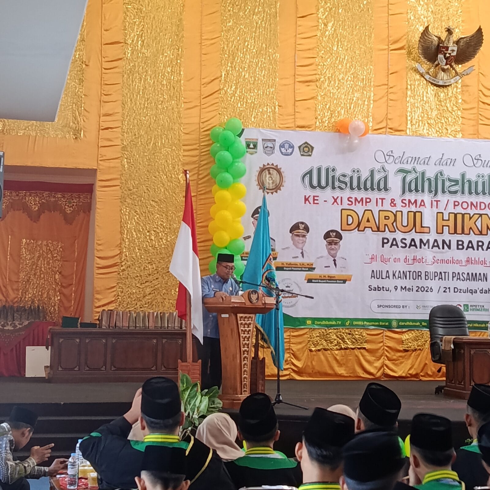 Ponpes Darul Hikmah Pasaman Barat Wisuda 79 Santri, 15 Di Antaranya Hafidz 30 Juz Al-Qur’an