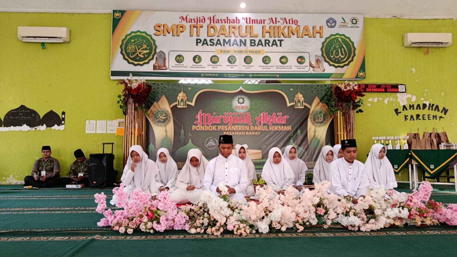MasyaAllah, 11 Santri Hafiz 30 Juz SMPIT / Ponpes Darul Hikmah Pasaman Barat Ikuti Murojaah Akbar ke-4